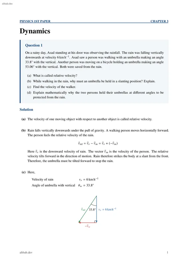 Ch03 Dynamics, first page preview