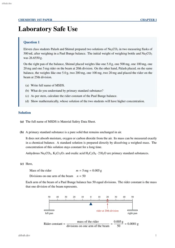 Ch01 Laboratory Safe Use, first page preview
