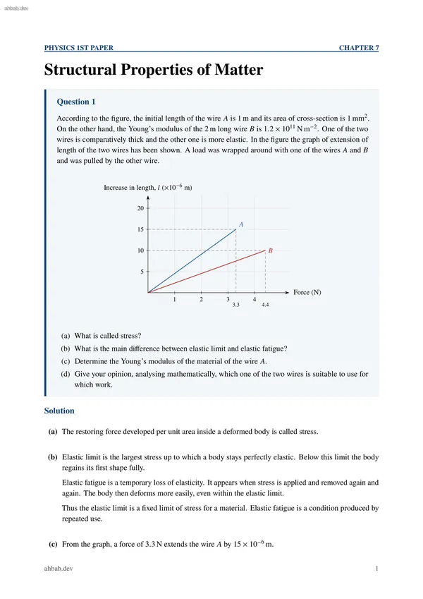 Ch07 Structural Properties of Matter, first page preview
