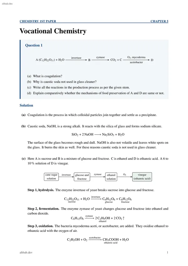 Ch05 Vocational Chemistry, first page preview