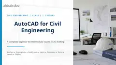 AutoCAD for Civil Engineering, first page preview
