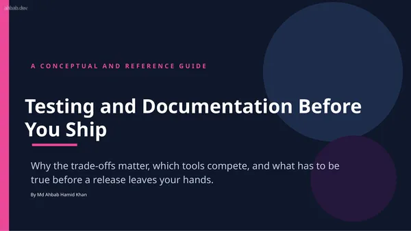 10 — Testing Strategy & Documentation, first page preview