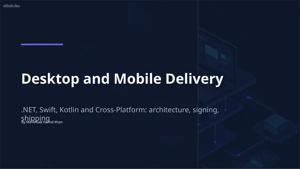 11 — Desktop & Mobile Application Delivery, first page preview