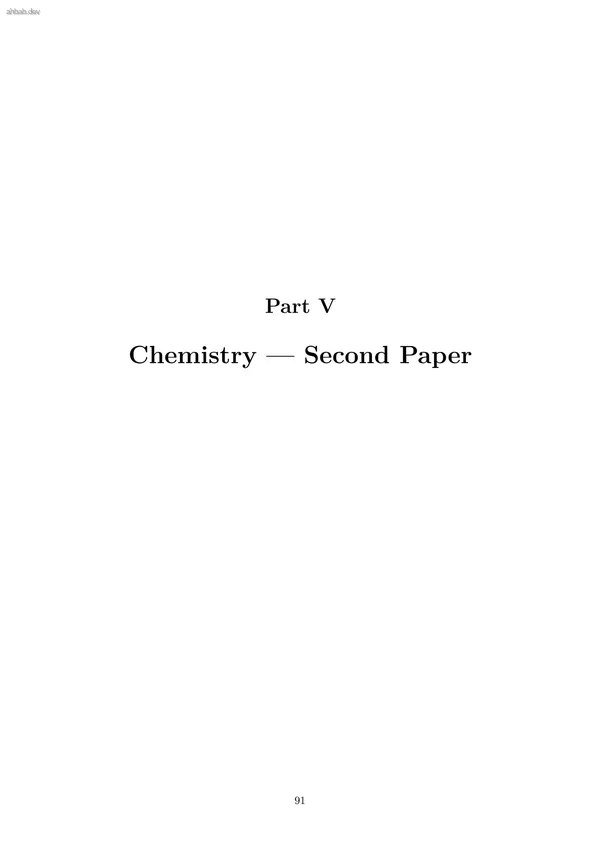 HSC Chemistry 2 Initial Notes, first page preview