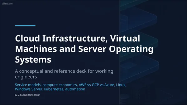 7 — Cloud Infrastructure, VMs & Server Operating Systems, first page preview
